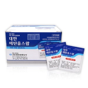 에탄올스왑 알콜솜[100매] / 다용도 소독 클리너 반영구재료
